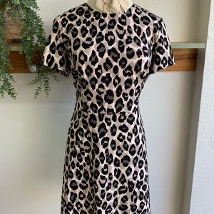 Eliza J. Leopard Print Dress